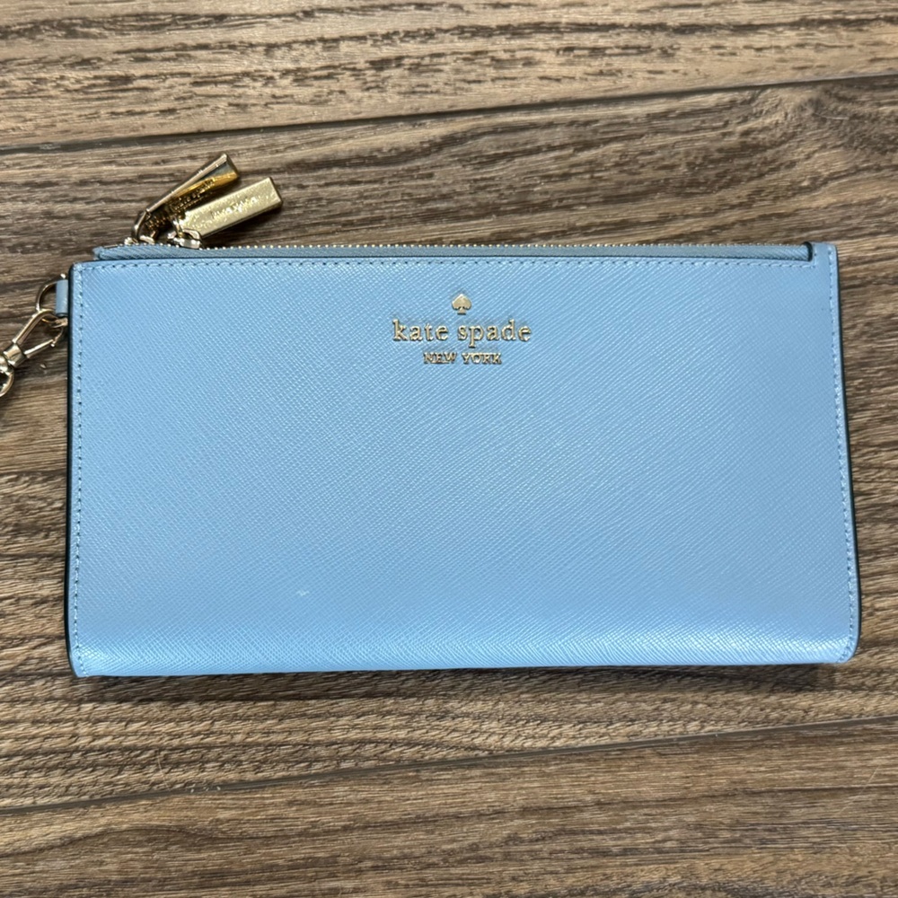 Kate Spade Blue Clutch Wallet